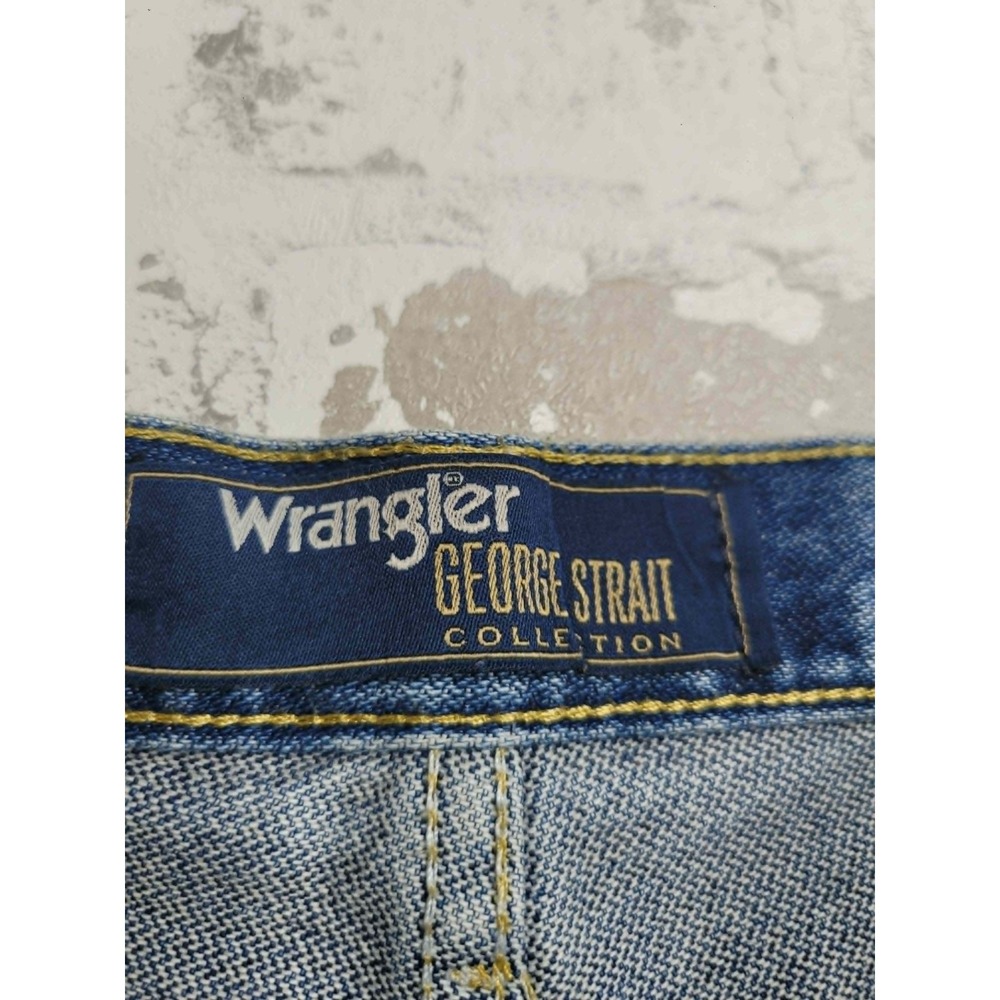 Wrangler George Strait Denim Jeans A105 Men's 33x32 100% Cotton Western Cowboy - Picture 7 of 9